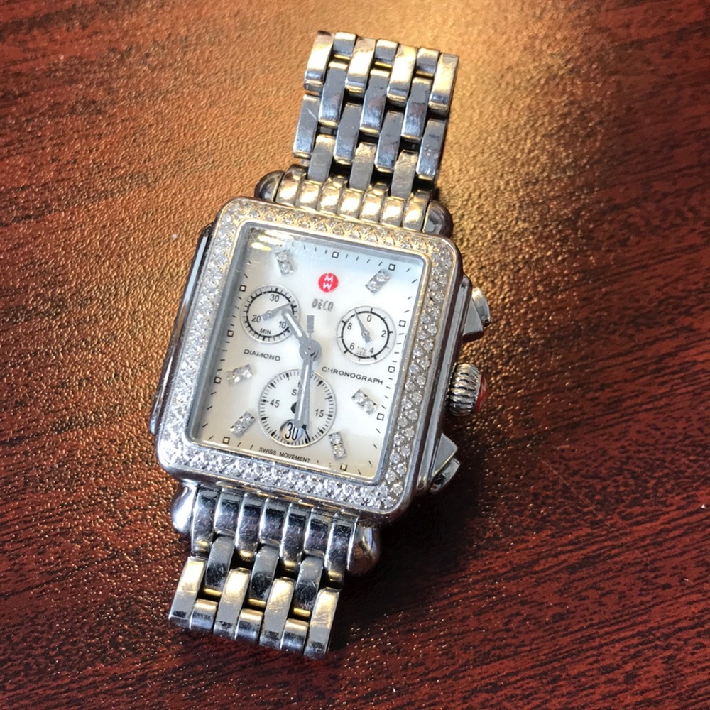 Michele Diamond Deco Watch MW06A01A1046